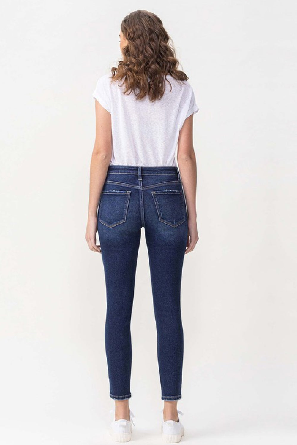 Lovervet Full Size Chelsea Midrise Crop Skinny Jeans