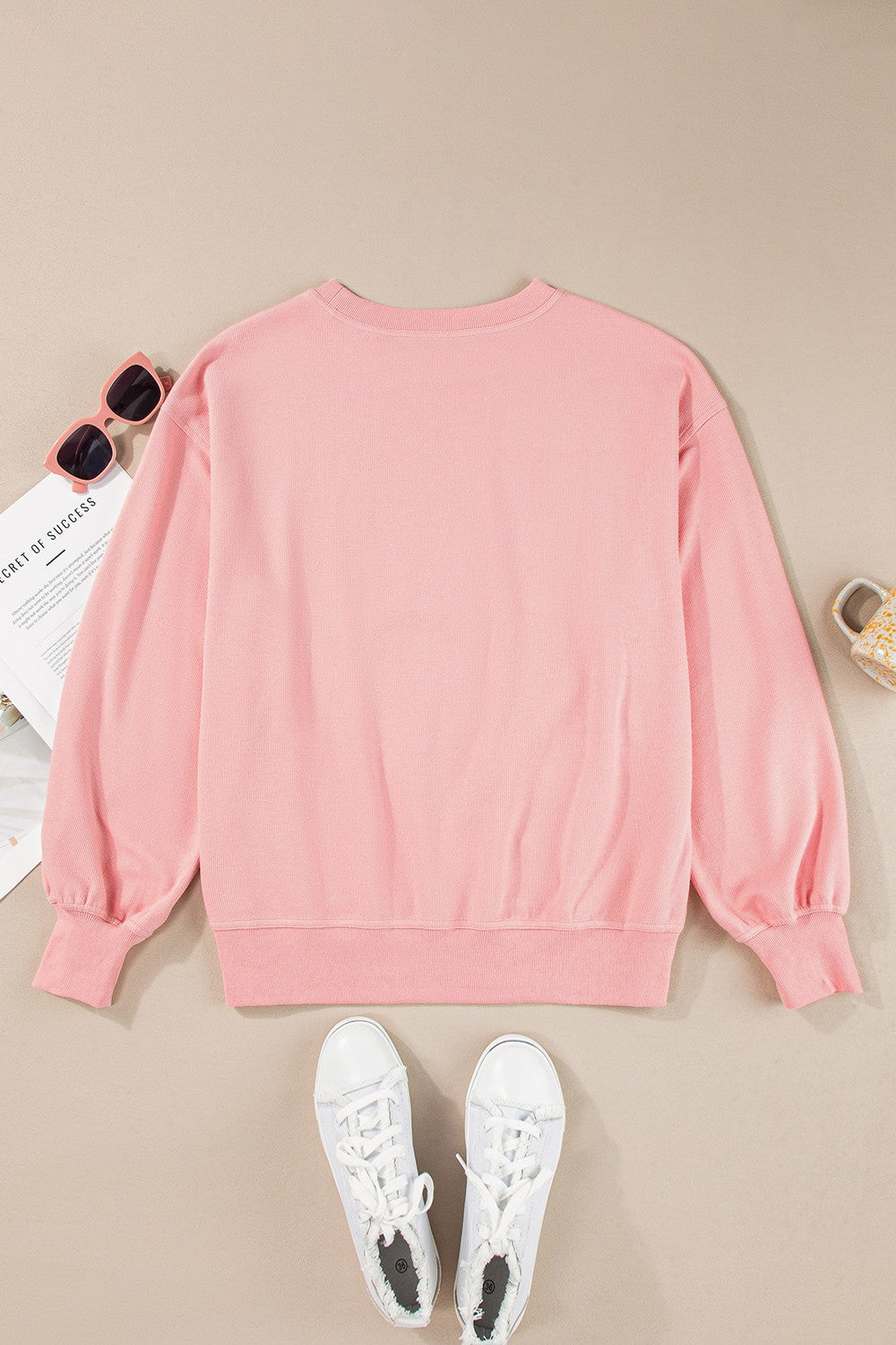 Round Neck Long Sleeve Sweatshirt